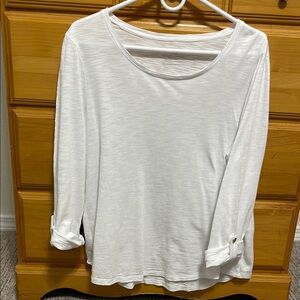 White, Chico’s long sleeve top